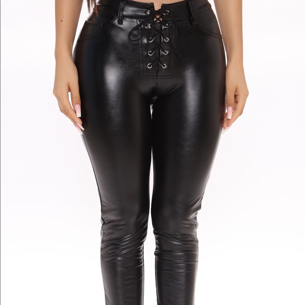 Fashion Nova Faux Leather Pants